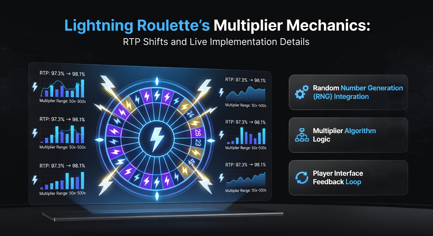 Detaillierte Grafik der Multiplier-Verteilung in Lightning Roulette mit RTP-Kurven