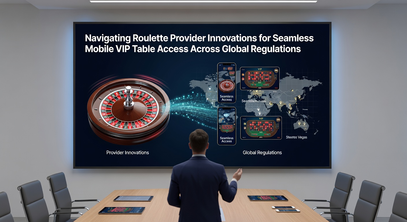 VIP-Roulette-Tisch mit Live-Dealer und mobiler App-Integration in einer regulierten Umgebung