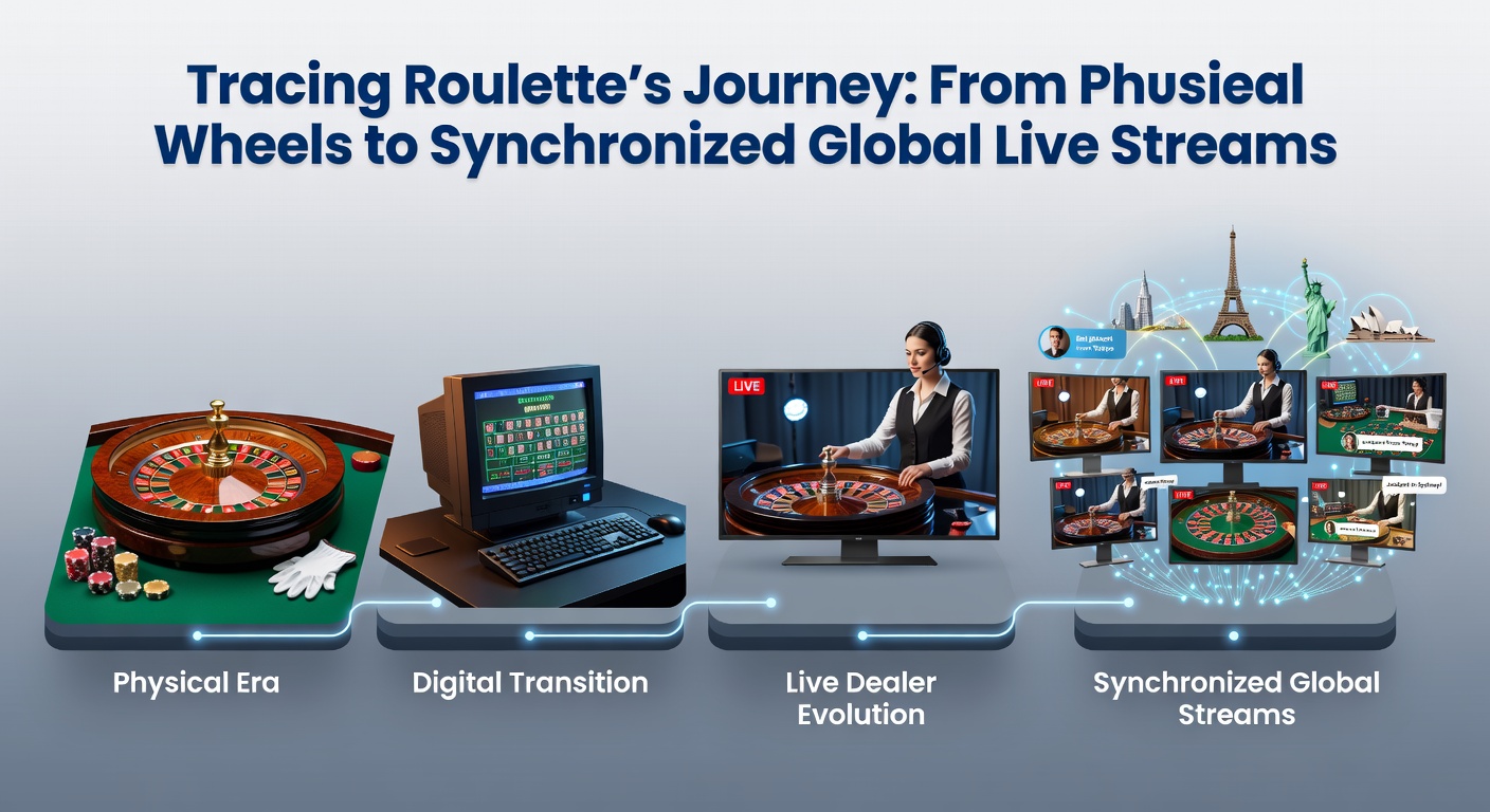 Moderne Live-Roulette-Studio-Einrichtung mit mehreren Kameras und synchronisierten Rädern